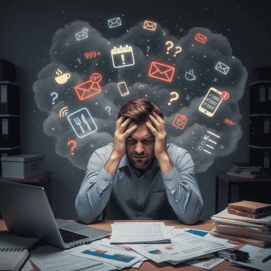 person struggling with decision fatigue fix by cutting choices in half